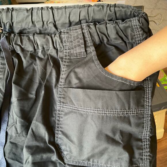 Dickies Women Cargo Pants size 5XL Dark Gray Casual Work Pants Straight Fit - Picture 7 of 11